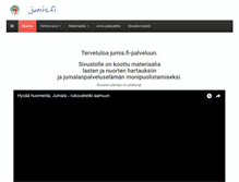 Tablet Screenshot of jumis.fi